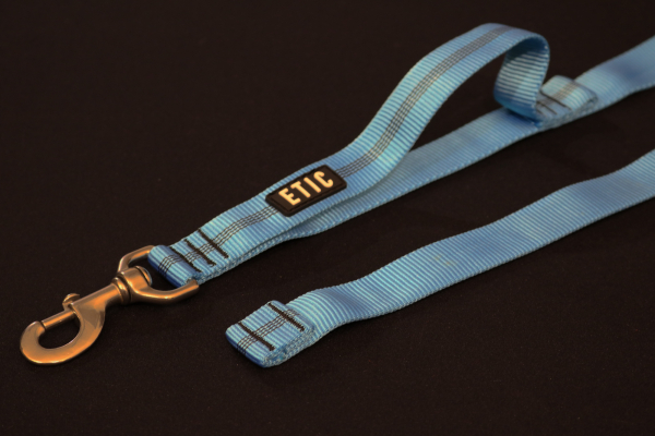 Arbeitsleine 1,5m Edelstahl blau