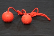 Vollgummiball rot
