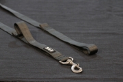 Leine Edelstahl schwarz EG HS